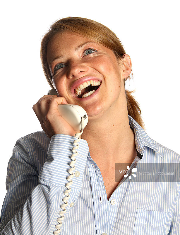 在电话上图片素材