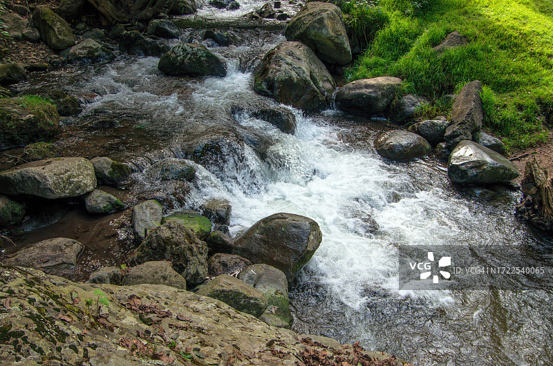 墨西哥城马格达莱纳Contreras区的马格达莱纳河自然公园图片素材