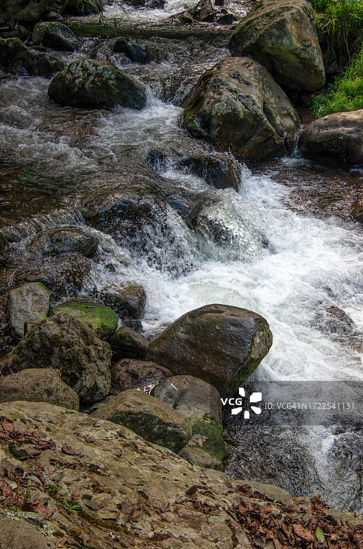 墨西哥城马格达莱纳Contreras区的马格达莱纳河自然公园图片素材