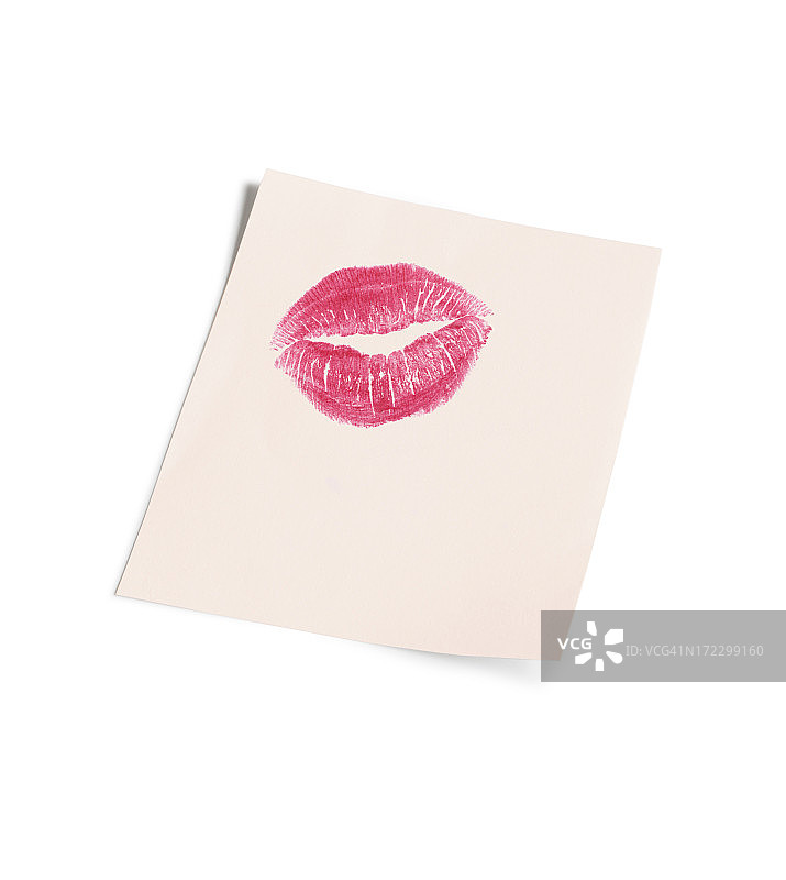 亲吻留言图片素材