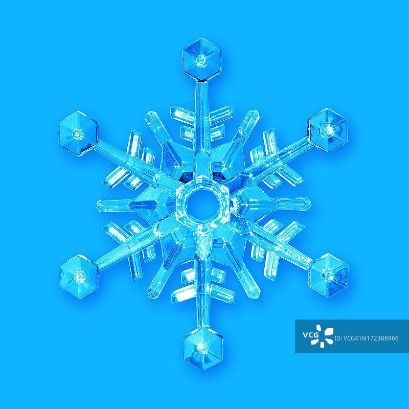 水晶雪花图片素材