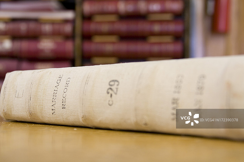 婚姻登记簿图片素材