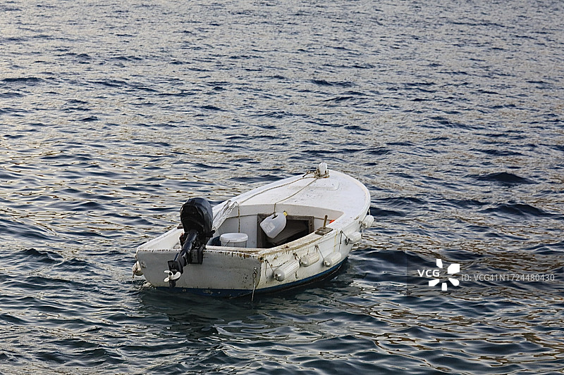 系泊木船图片素材