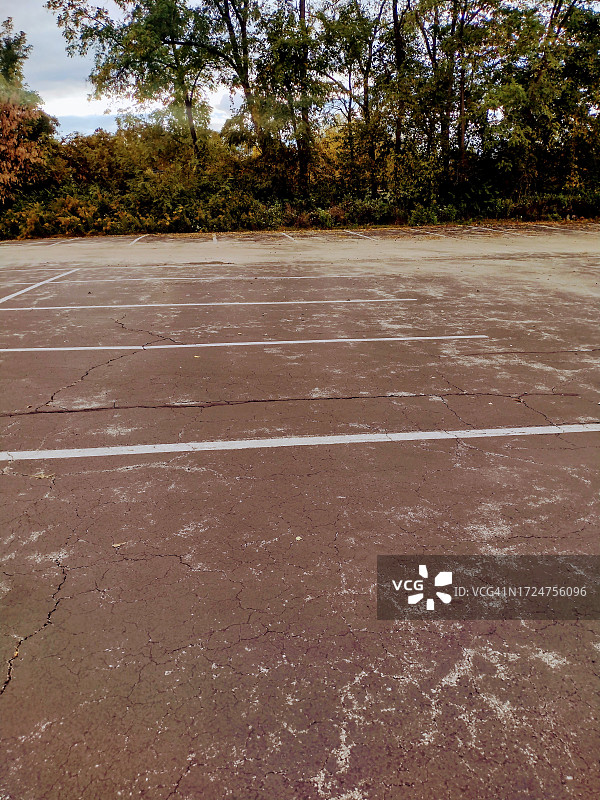 宾夕法尼亚州的空旷停车场图片素材
