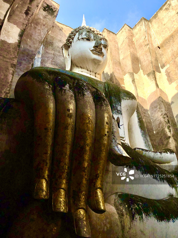 西春寺的巨型佛像图片素材