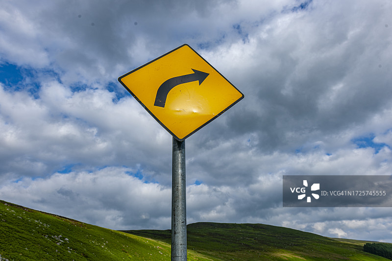 爱尔兰道路标志图片素材