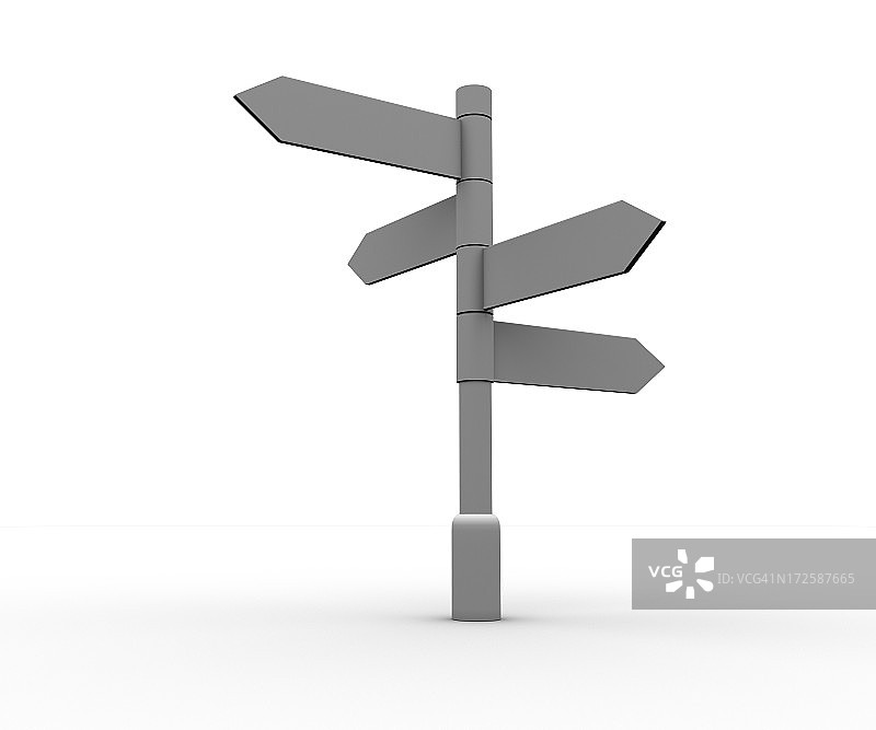 空白指示牌图片素材