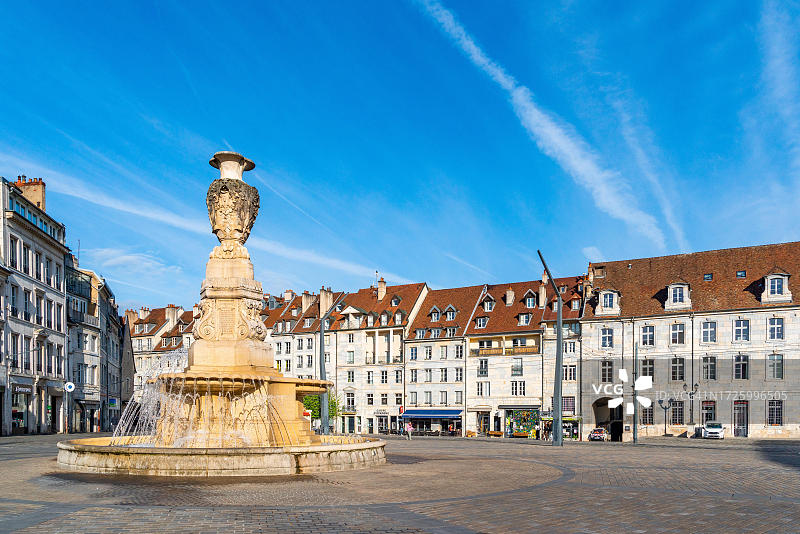 法国贝桑松革命广场建筑图片素材