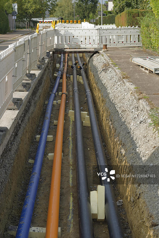 区域供热技术，德国巴登-符腾堡州图片素材