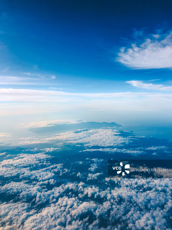 里约热内卢上空的飞机景观图片素材