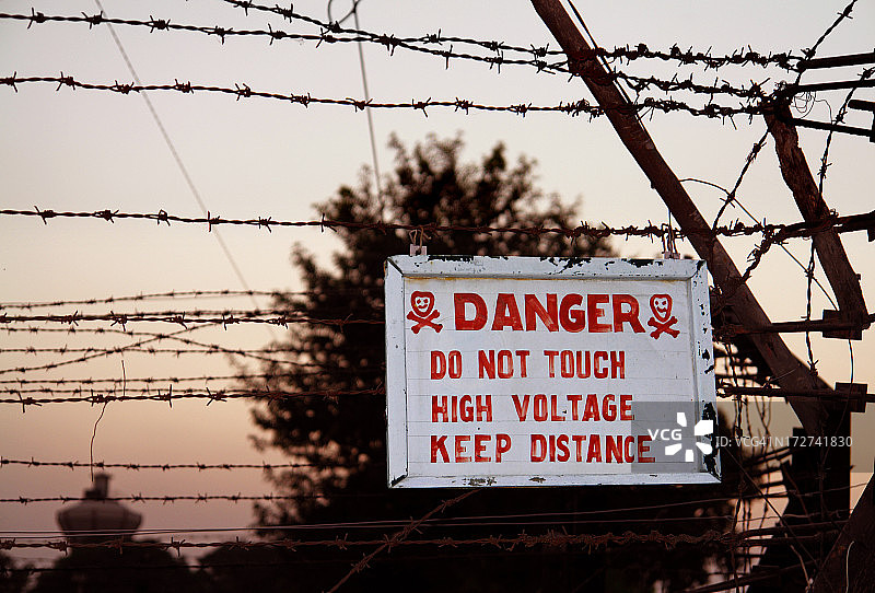 边界围栏图片素材