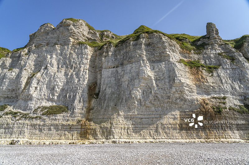 法国诺曼底费康白色悬崖图片素材