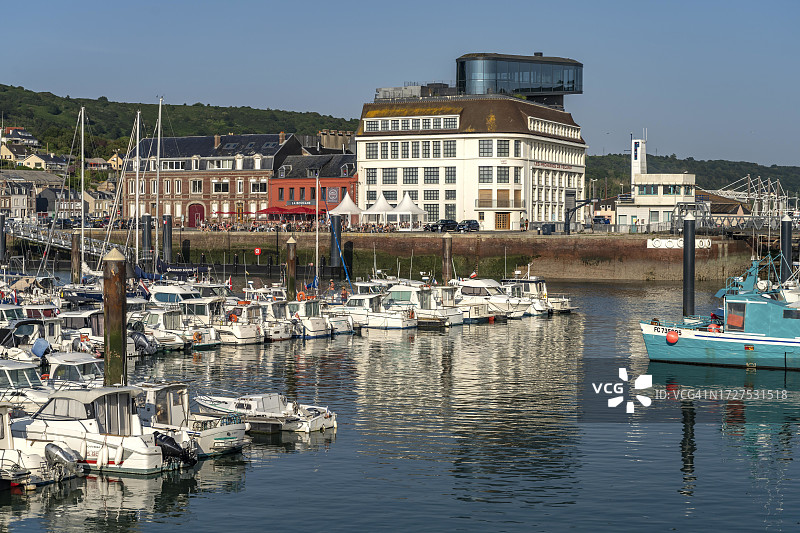 法国诺曼底费康港口渔业博物馆图片素材