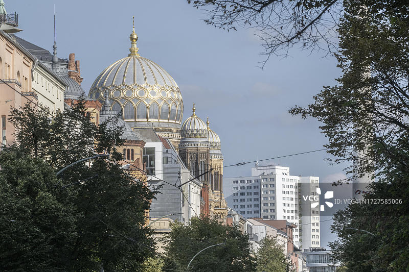 德国柏林新犹太教堂图片素材