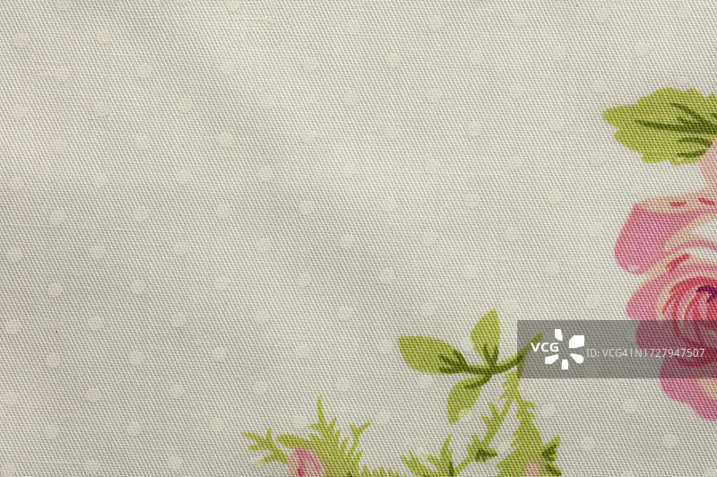 棉质花卉图案面料背景图片素材