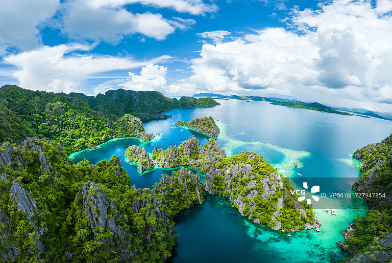 菲律宾巴拉望热带岛屿风光图片素材