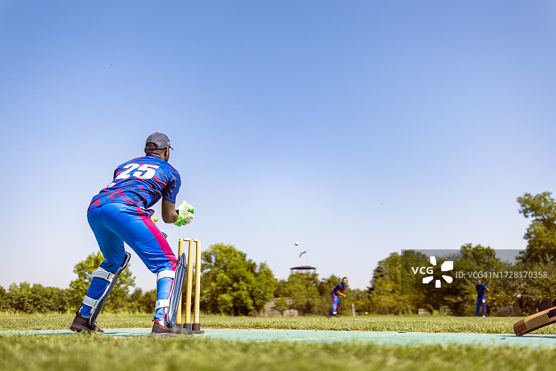 板球守门员图片素材