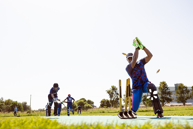 板球守门员图片素材