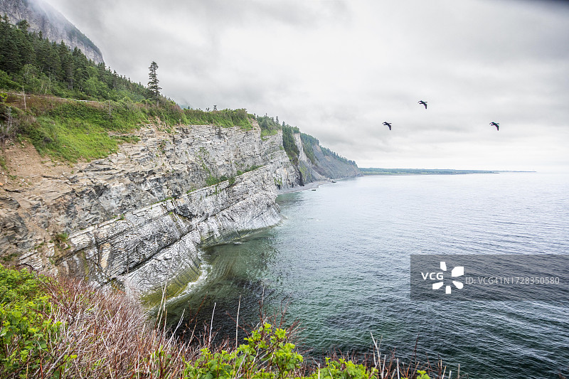 加拿大魁北克省加斯佩西Forillon公园景观图片素材