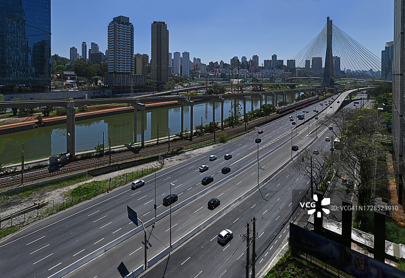 圣保罗现代天际线图片素材