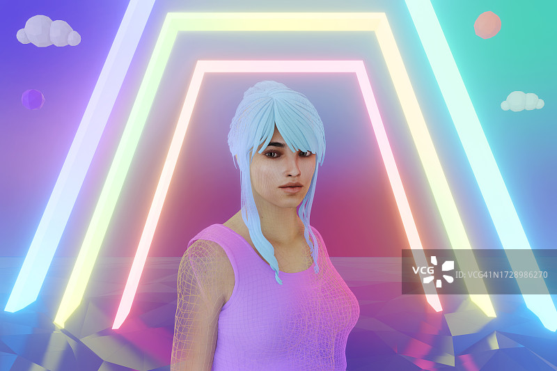 元宇宙的入口和化身图片素材