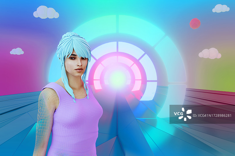 元宇宙的入口和化身图片素材
