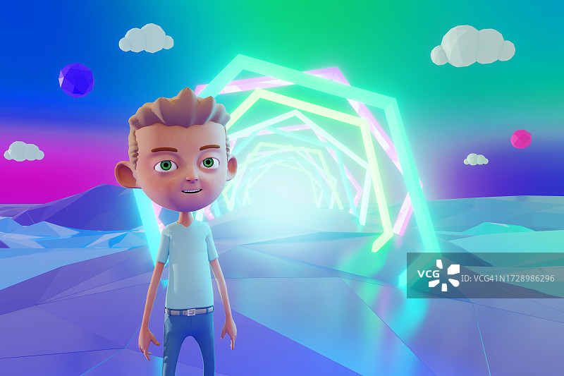 元宇宙的入口和化身图片素材