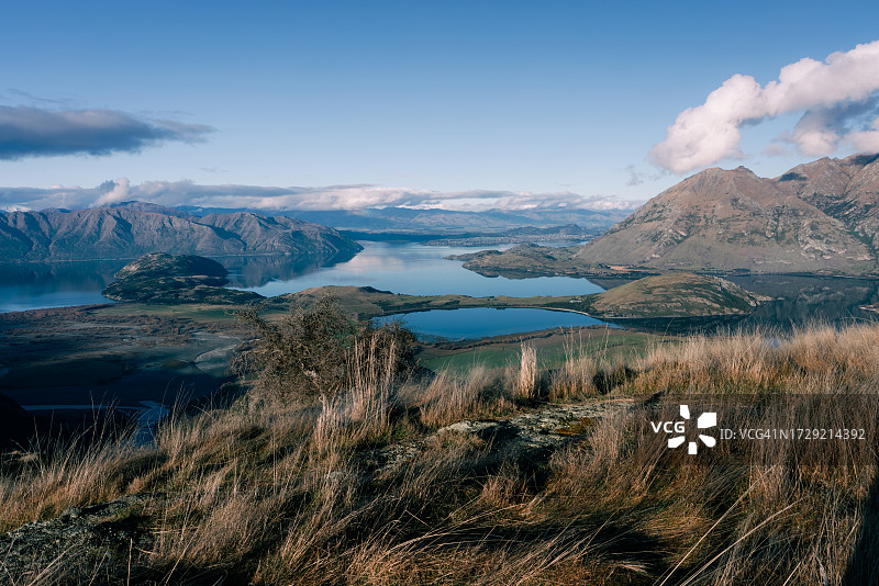 新西兰瓦纳卡的落基山脉图片素材