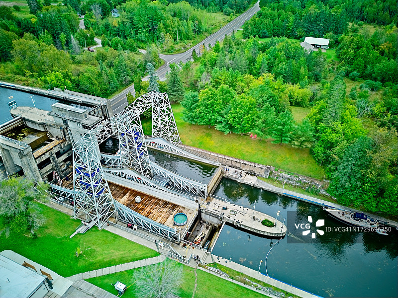 航道锁图片素材