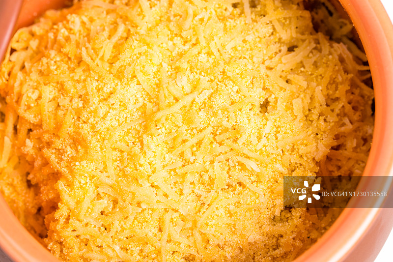 碗中食物高角度视图图片素材