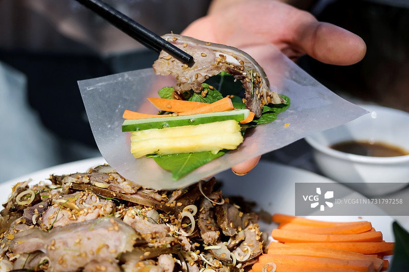 香茅蒸山羊肉图片素材