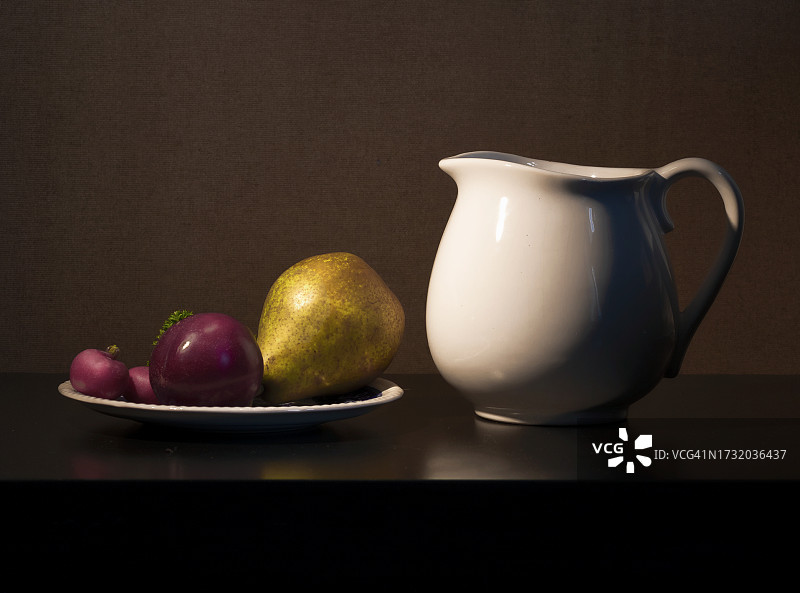 桌子上水果的特写图片素材