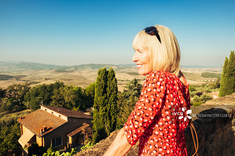 探索意大利托斯卡纳皮恩扎图片素材