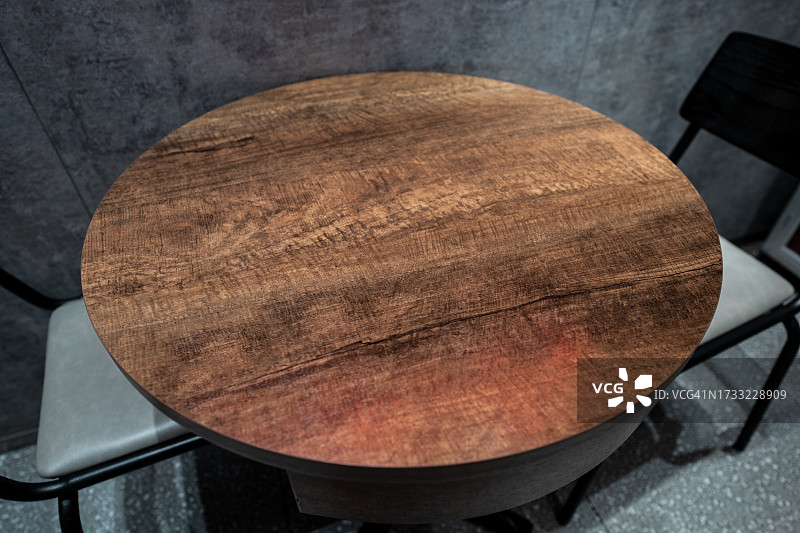 空桌子的特写图片素材