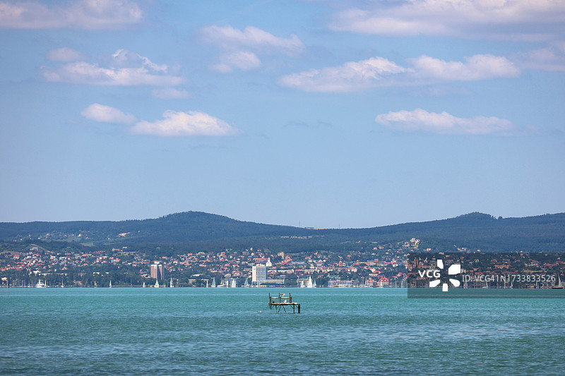 巴拉顿湖南部海岸风光图片素材