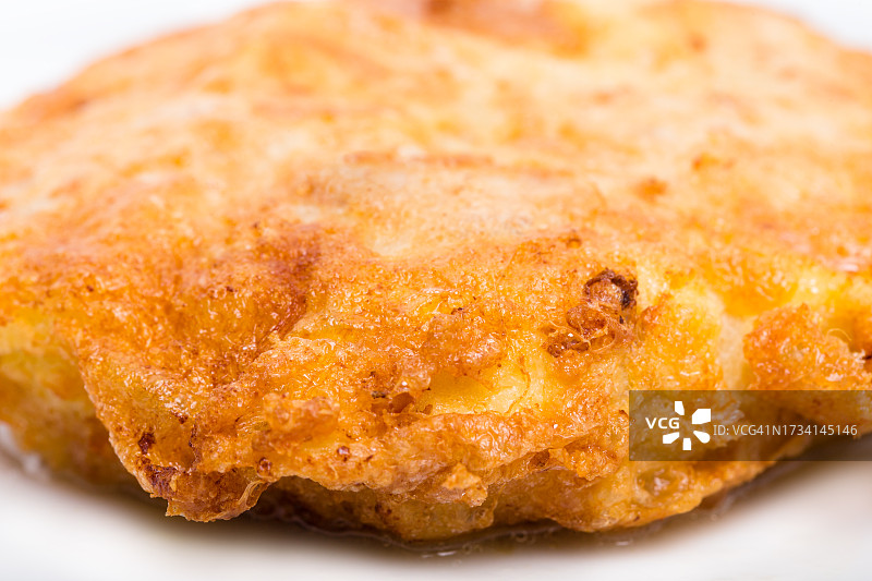 盘中油炸食品特写图片素材