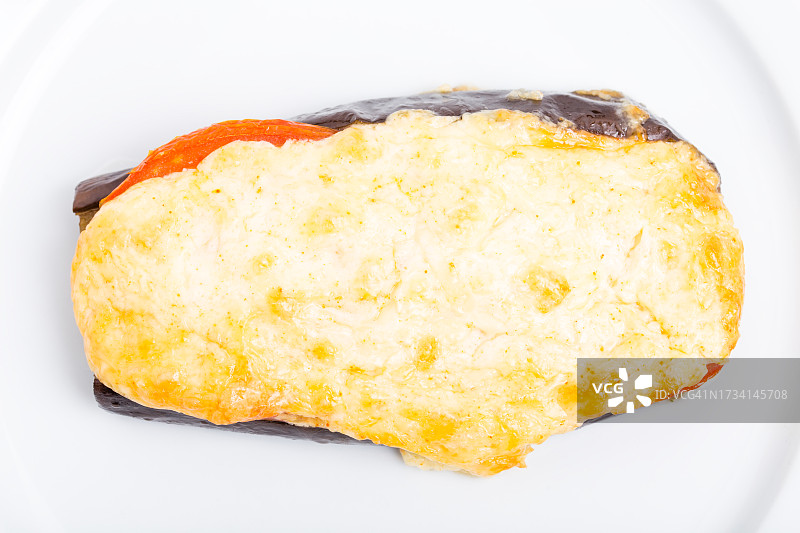 盘中食物的高角度视图图片素材