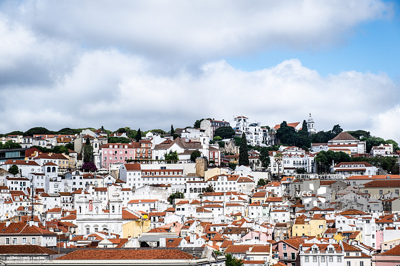 里斯本的屋顶图片素材