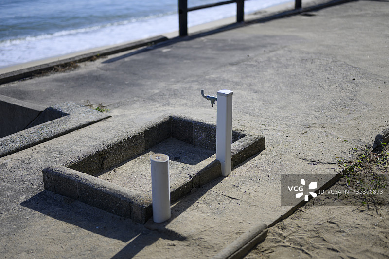 海滩冲洗池图片素材