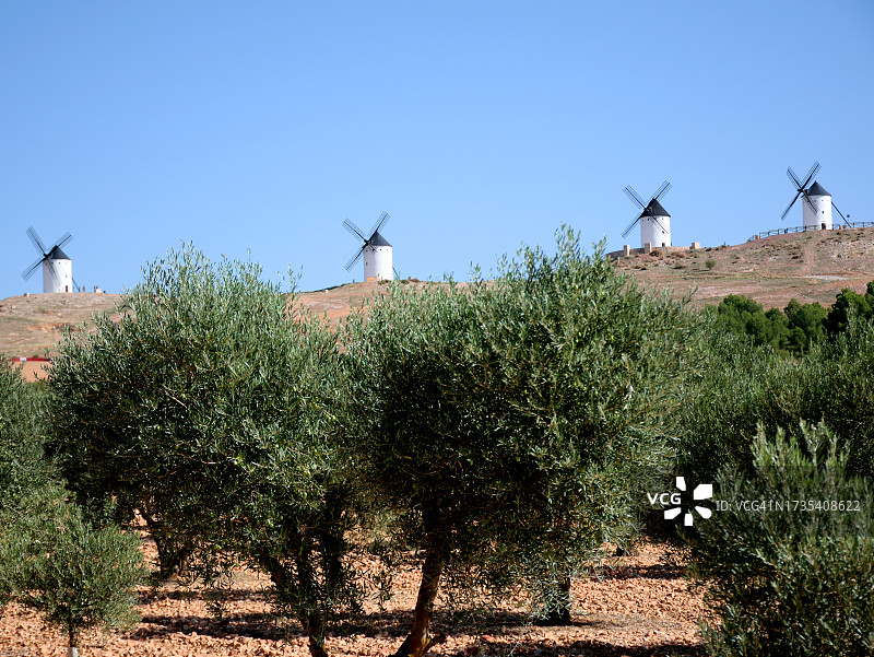 老旧的风车图片素材