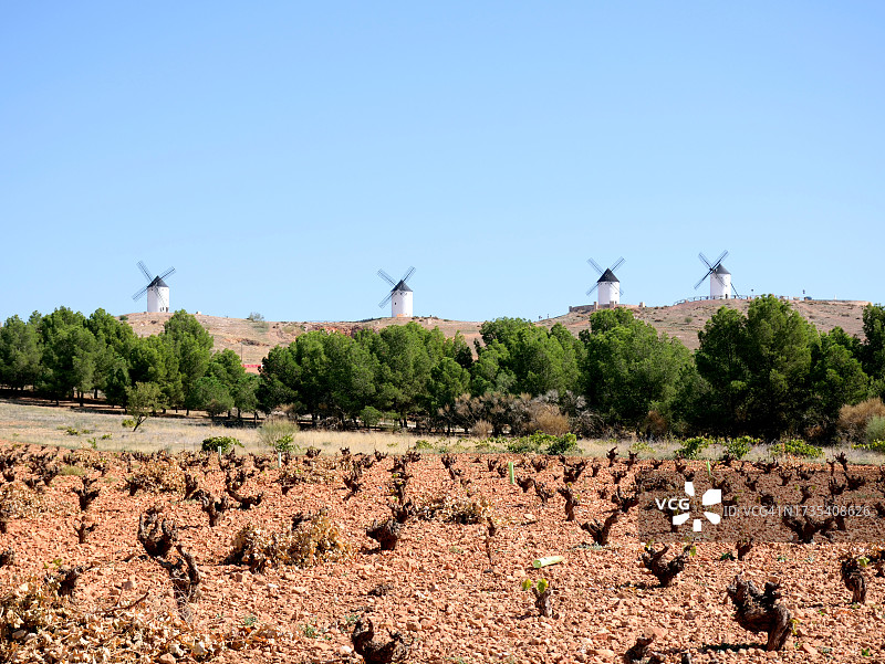 老旧的风车图片素材