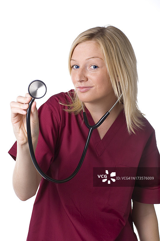 快乐的护士图片素材