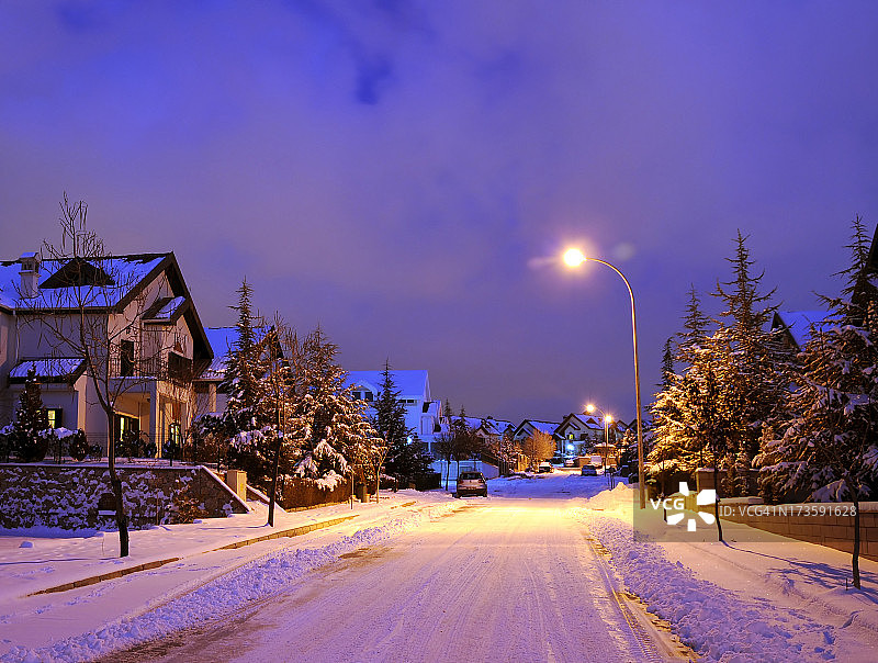 冬季房屋图片素材