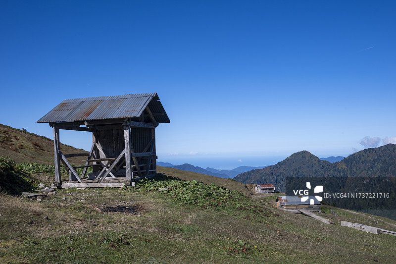 阿尔特温省马卡赫尔地区的埃费勒村芬迪克高原图片素材