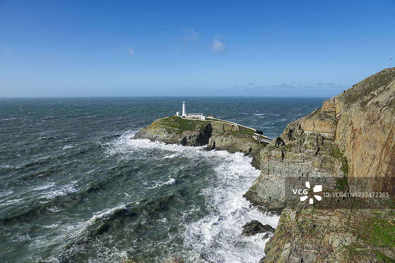 英国威尔士安格尔西岛南堆栈图片素材