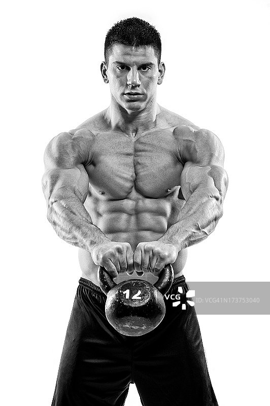 壶铃训练图片素材