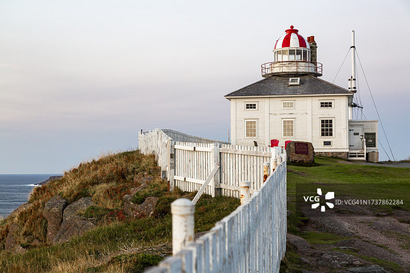 复古灯塔站图片素材