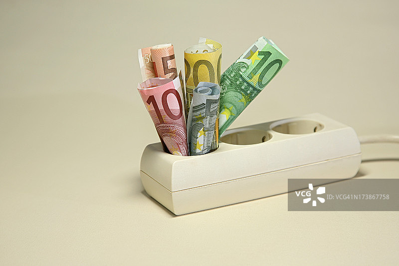 高昂的电费图片素材