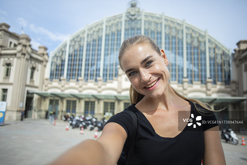 城市自拍图片素材