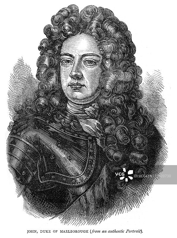 约翰·丘吉尔，第一代马尔博罗公爵图片素材